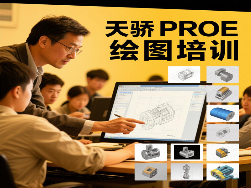 万江天骄proe产品绘图培训 