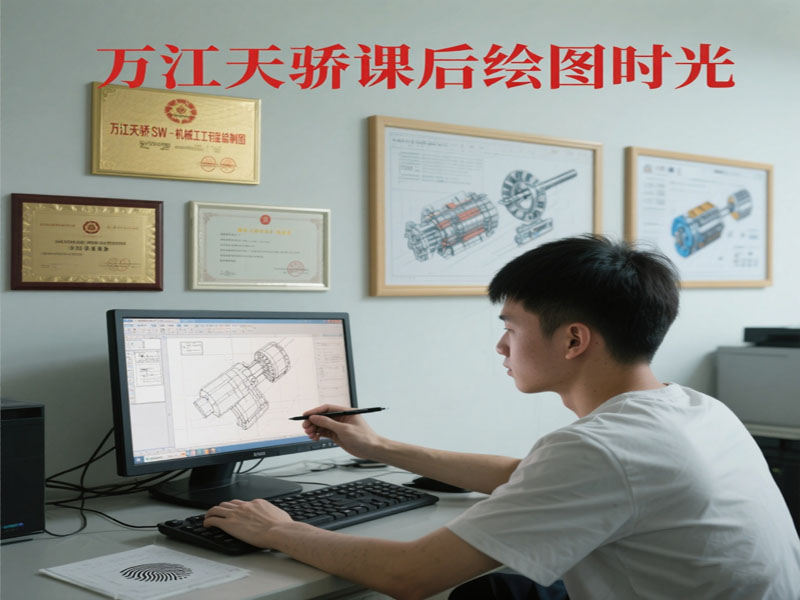 东莞万江天骄SW机械设计课后练习