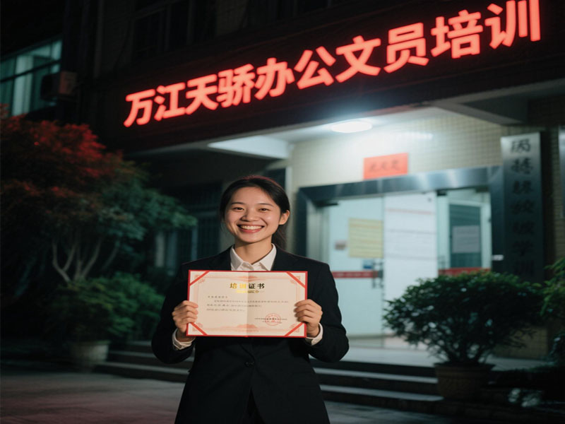 万江天骄办公文员班学习 