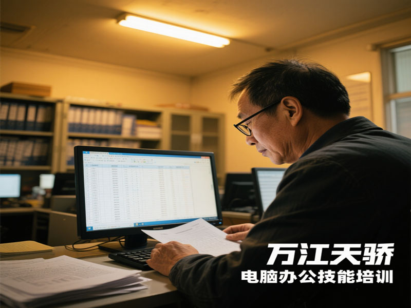 东莞万江天骄电脑办公技能培训 