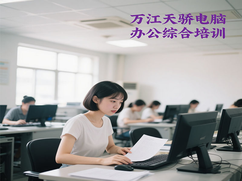 东莞万江天骄职校电脑办公综合培训