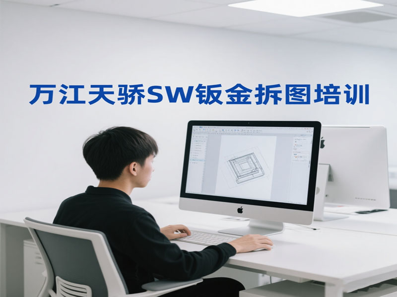 东莞万江天骄职校SW钣金拆图培训