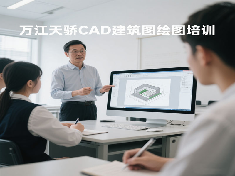 东莞万江天骄职校CAD建筑图绘图培训 