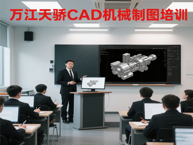 东莞万江天骄职校CAD机械制图培训