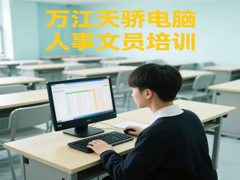 东莞万江天骄职校电脑人事文员培训 