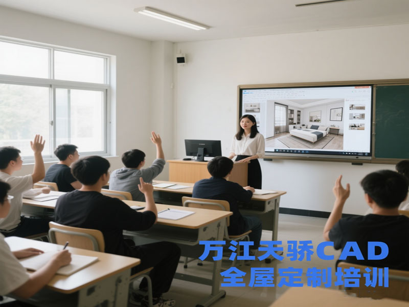 东莞万江天骄职校CAD全屋定制培训 