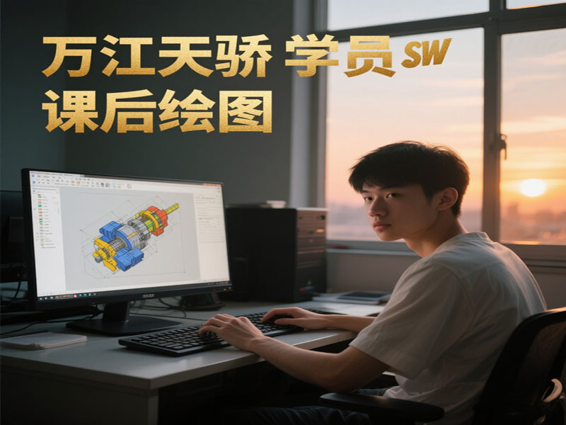 东莞万江天骄SW机械设计课后练习
