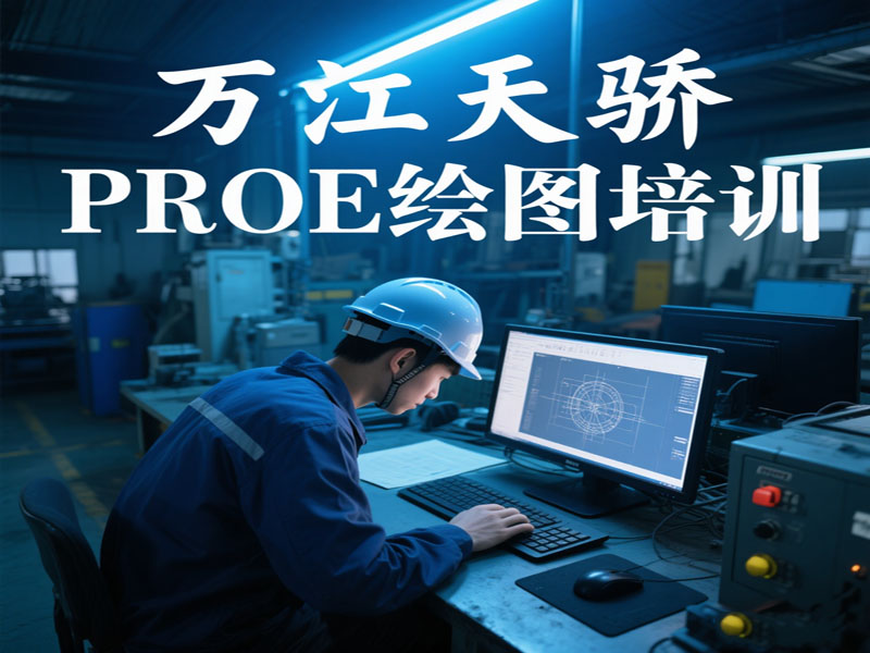 东莞万江天骄职校PROE绘图培训 