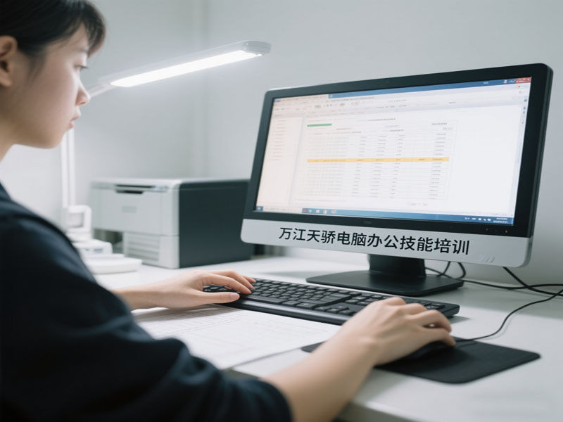 东莞万江天骄电脑办公技能培训 