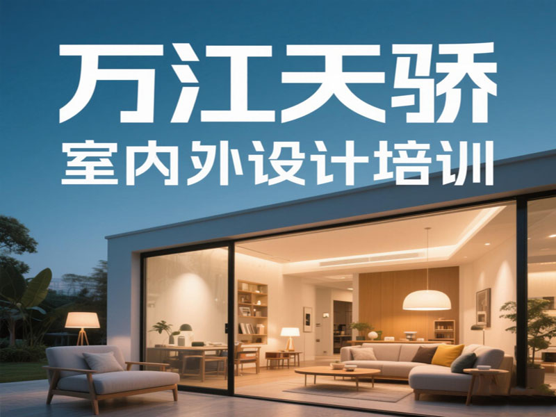 万江天骄室内外效果图制作培训