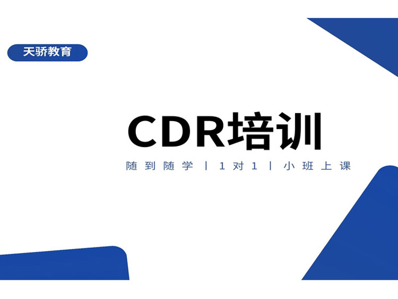 东莞万江天骄职校CDR培训