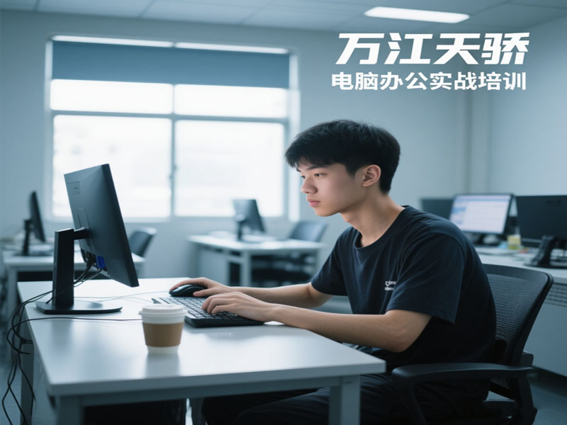 东莞万江天骄职校电脑办公实战培训