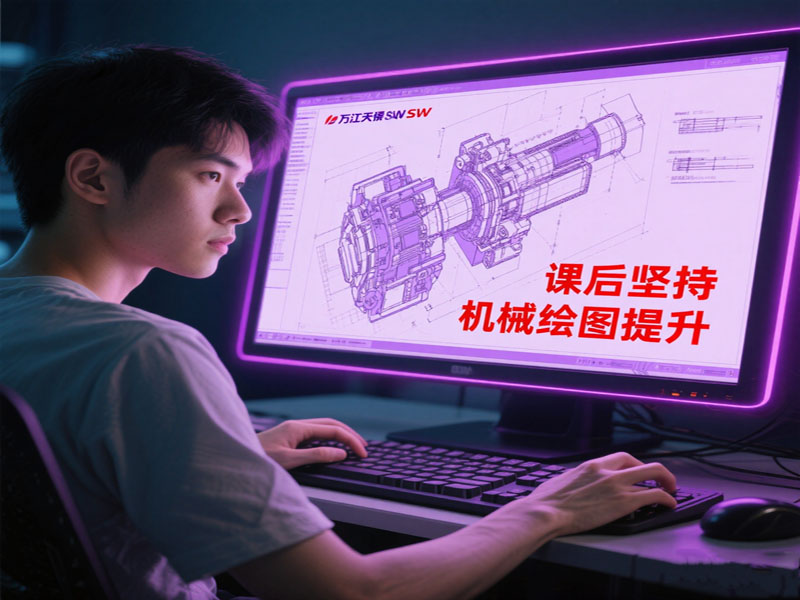 东莞万江天骄SW机械设计课后练习