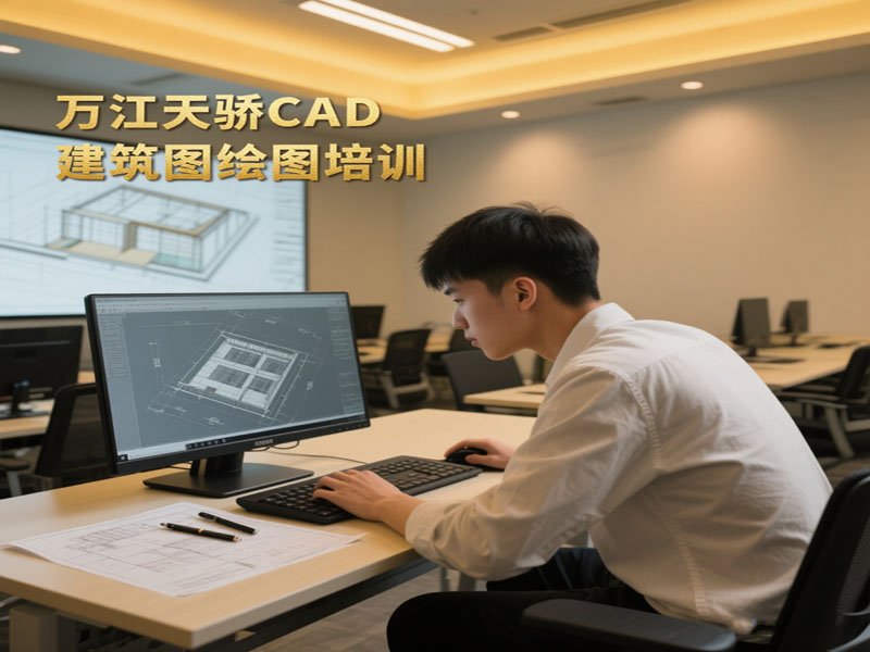 东莞万江天骄职校CAD建筑图绘图培训
