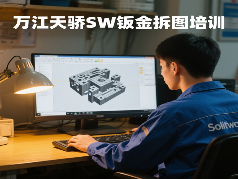 东莞万江天骄职校SW钣金拆图培训