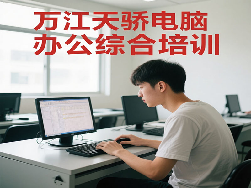 东莞万江天骄职校电脑办公综合培训 