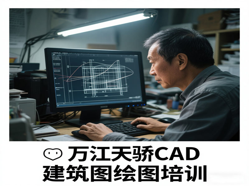 东莞万江天骄职校CAD建筑图绘图培训