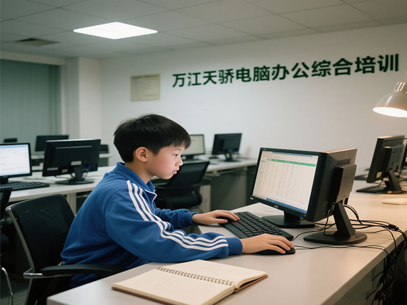 东莞万江天骄职校电脑办公综合培训