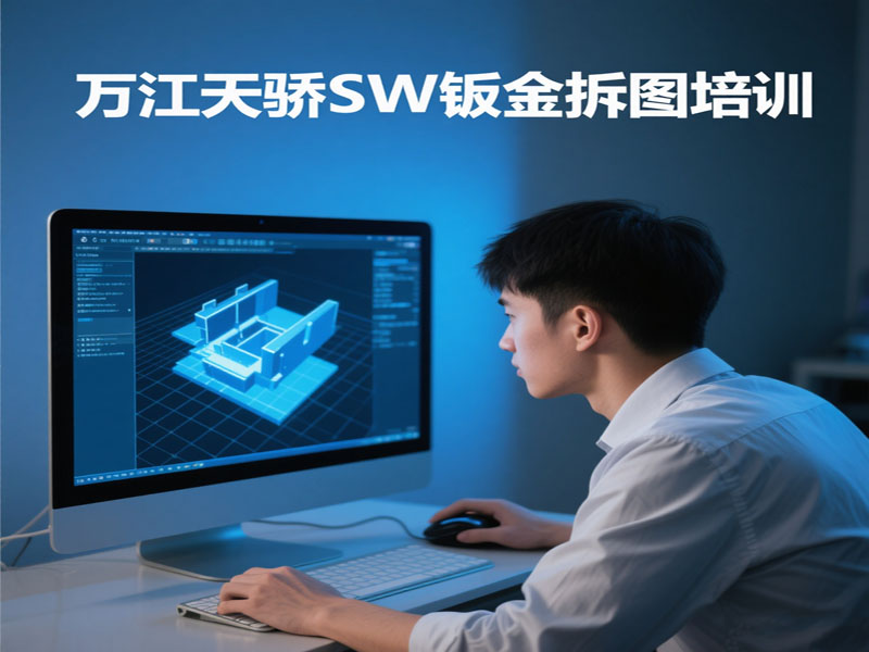 东莞万江天骄职校SW钣金拆图培训