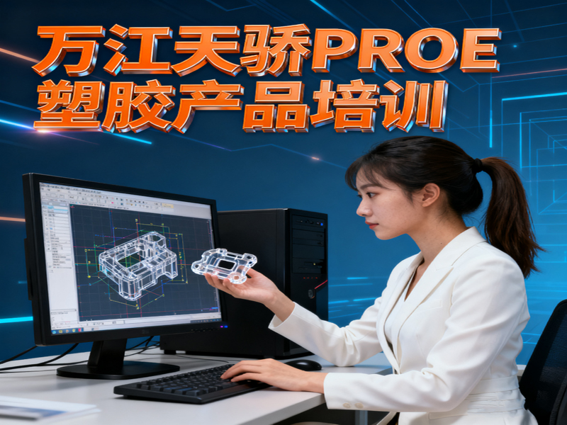 东莞万江天骄职校PROE塑胶产品培训 