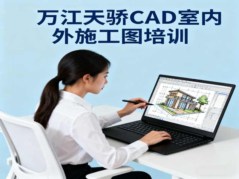 东莞万江天骄职校CAD室内外施工图培训