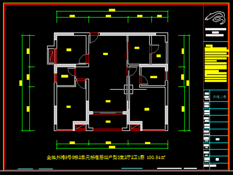 东莞万江天骄职校CAD室内建筑图