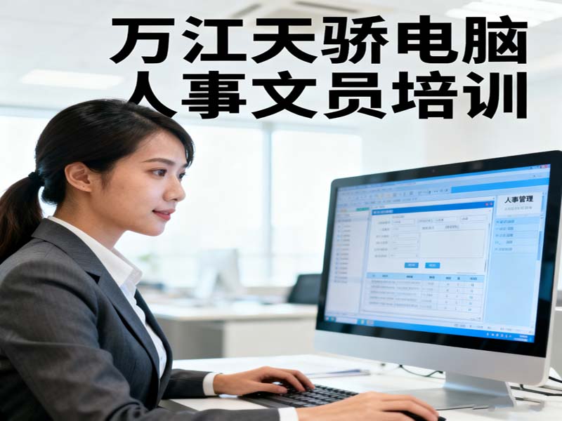 东莞万江天骄职校电脑人事文员培训 