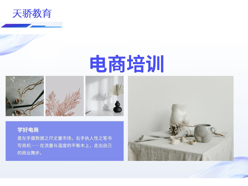 东莞万江天骄职校电商培训