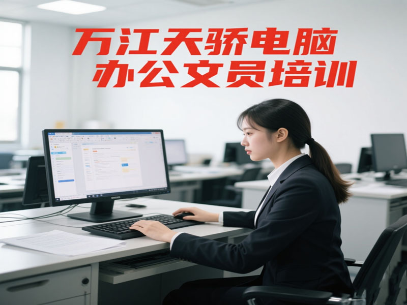 东莞万江天骄职校电脑办公文员培训 