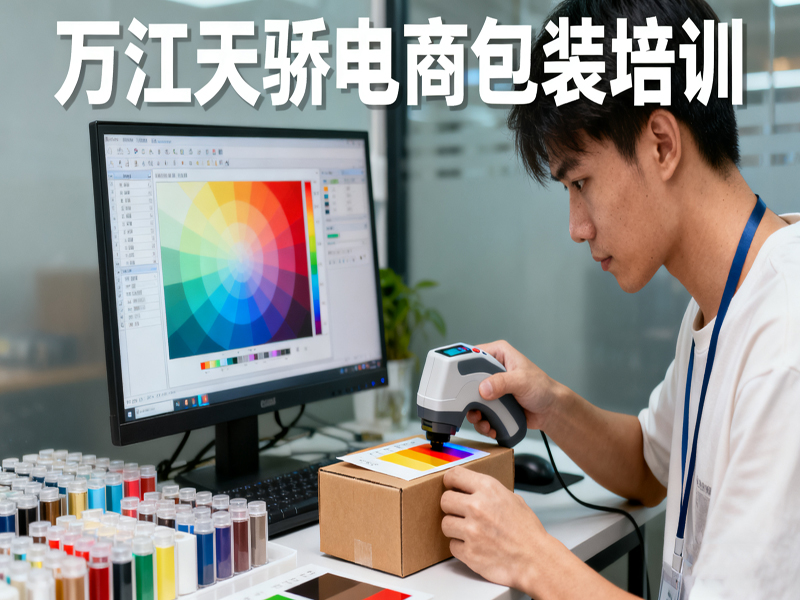 东莞万江天骄职校电商包装培训 