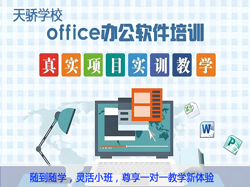 万江天骄职校办公软件培训