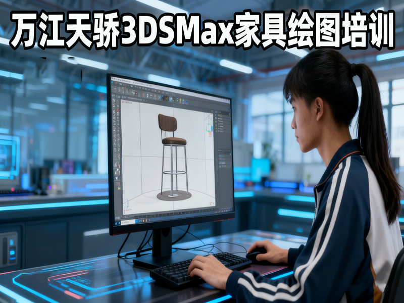 东莞万江天骄职校3DSMax家具绘图培训