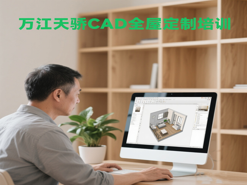 东莞万江天骄职校CAD全屋定制培训