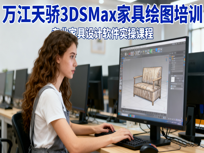 东莞万江天骄职校3DSMax家具绘图培训