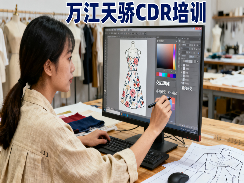 东莞万江天骄职校CDR培训