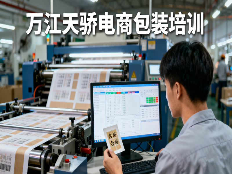 东莞万江天骄职校电商包装培训