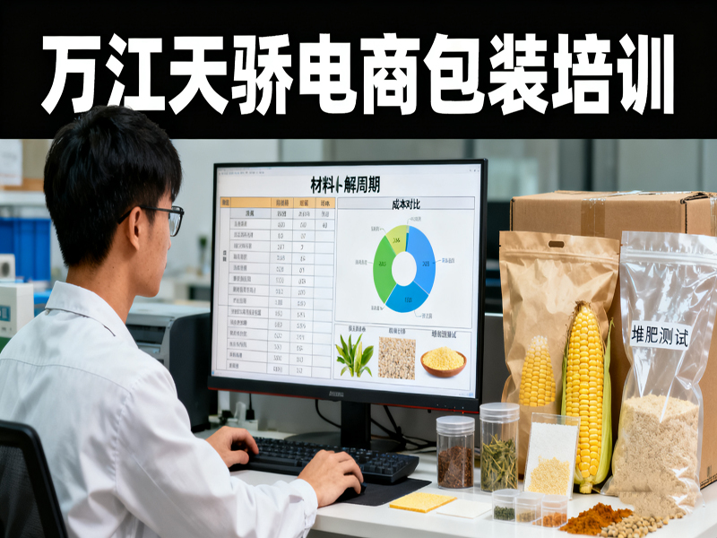 东莞万江天骄职校电商包装培训