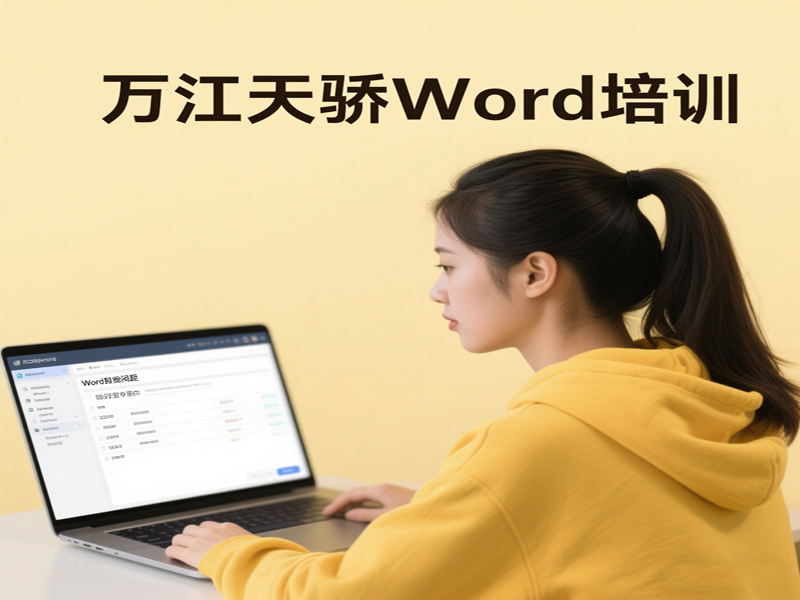 东莞万江天骄职校Word培训