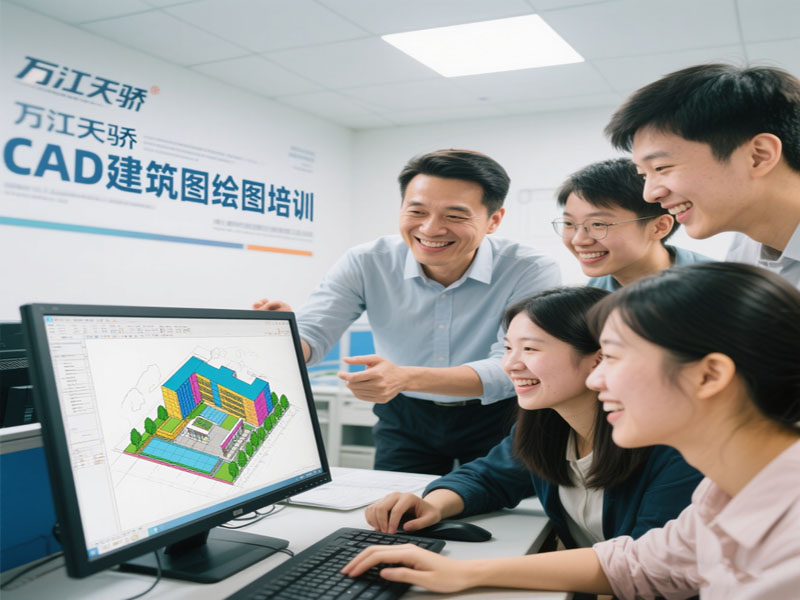 东莞万江天骄职校CAD建筑图绘图培训