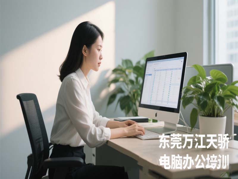 东莞万江天骄职校电脑办公培训