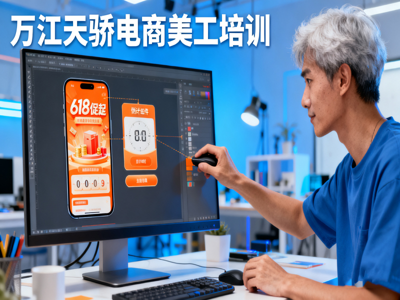 东莞万江天骄职校电商美工培训 