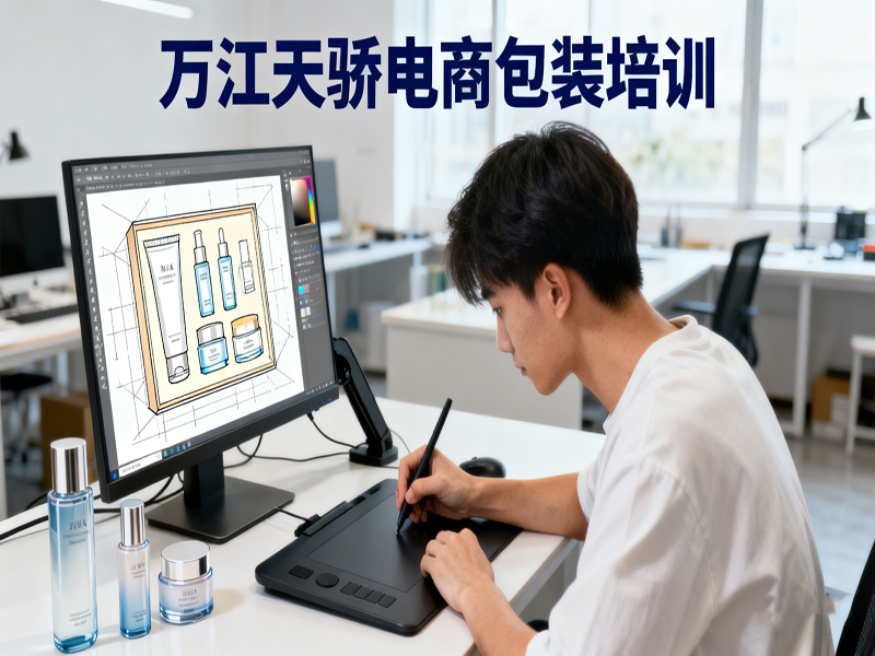 东莞万江天骄职校电商包装培训 