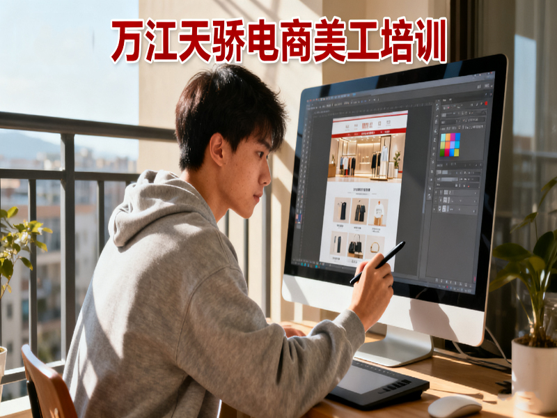 东莞万江天骄职校电商美工培训 