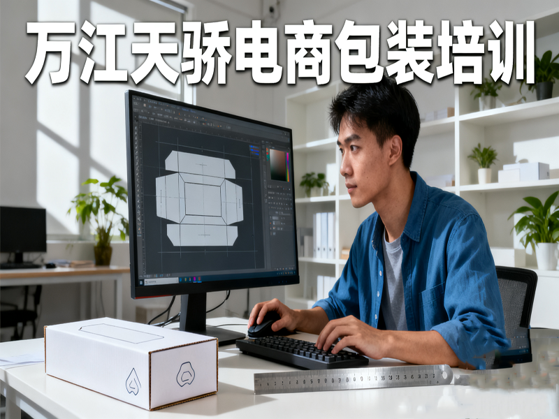 东莞万江天骄职校电商包装培训 