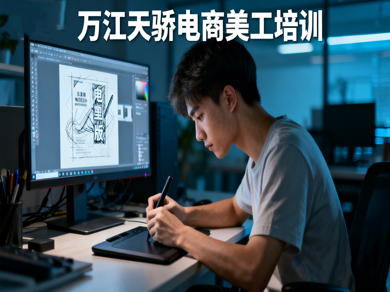 东莞万江天骄职校电商美工培训 