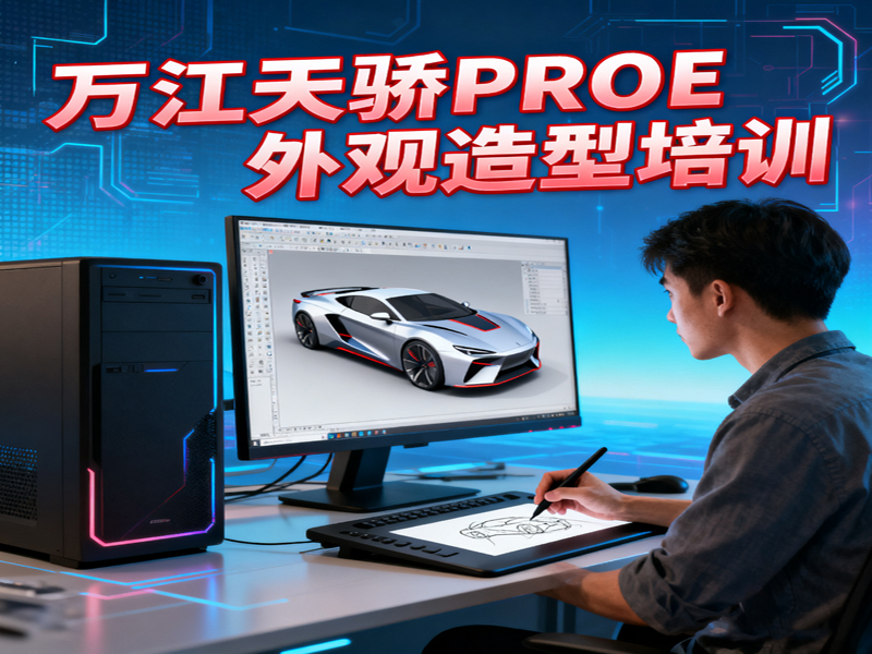 东莞万江天骄职校PROE外观造型培训 