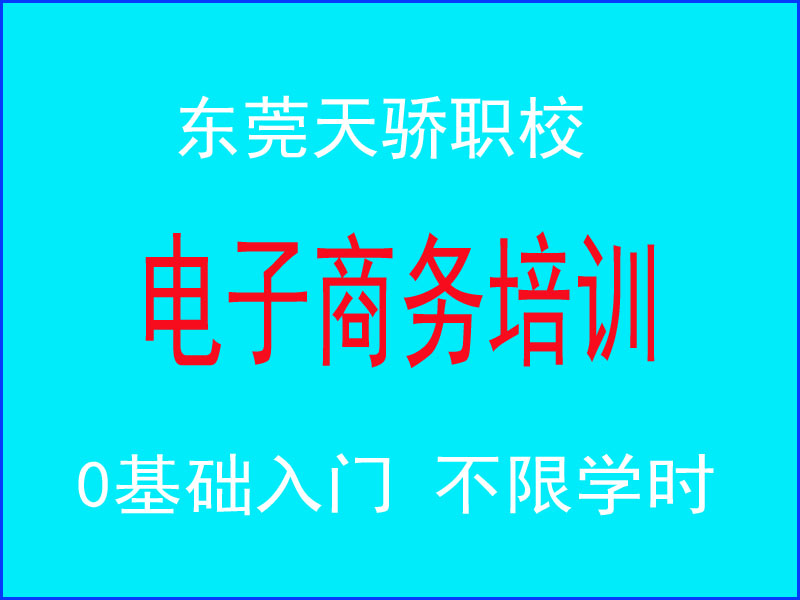 东莞万江天骄职校电子商务培训