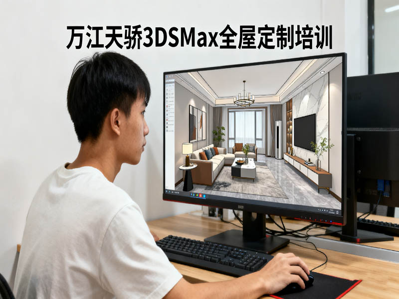 东莞万江天骄职校3DSMax全屋定制培训
